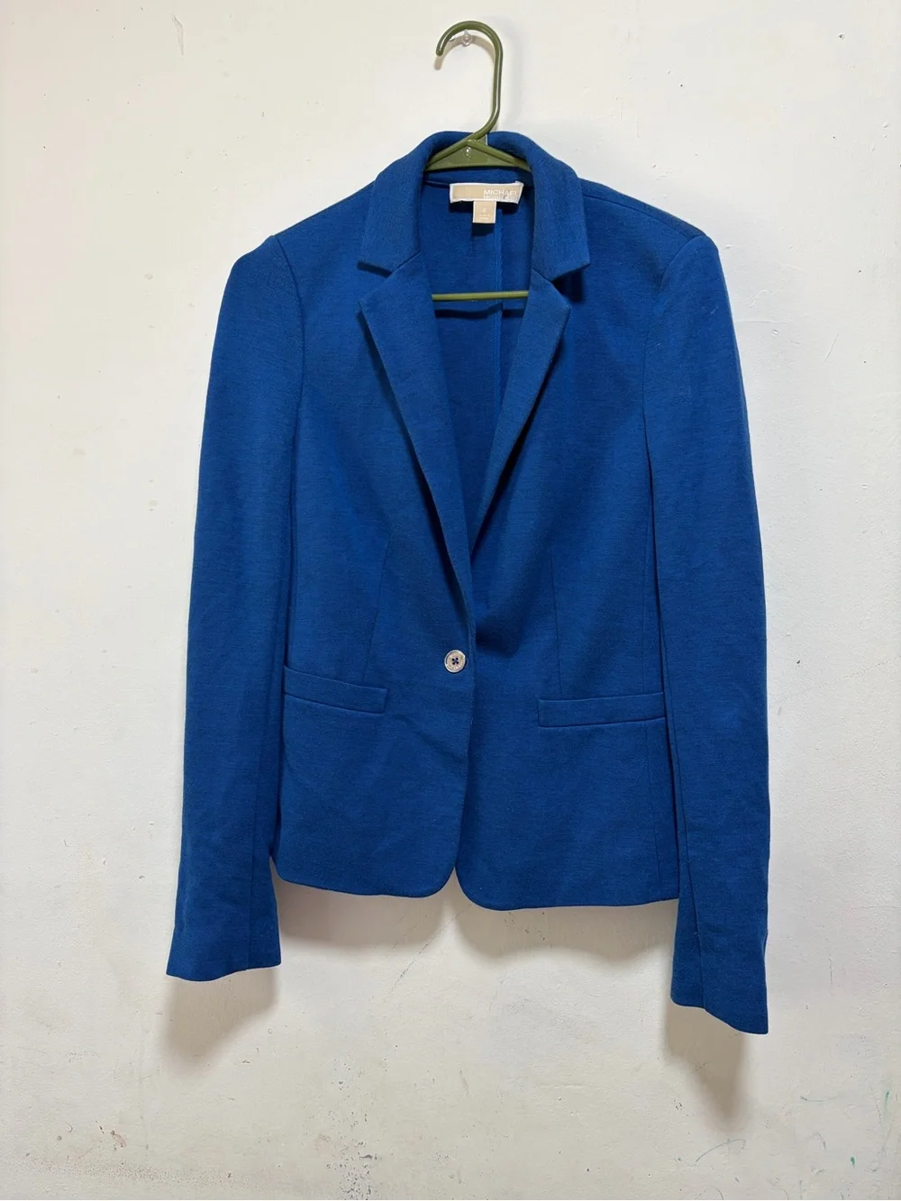 Michael Kors Royal Blue Single-Button Blazer